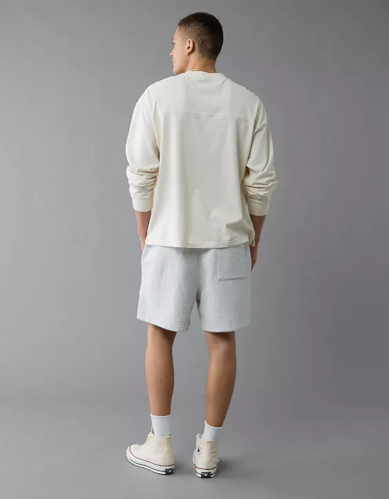 AE Long-Sleeve Boxy Sueded Jersey T-Shirt - Image 2