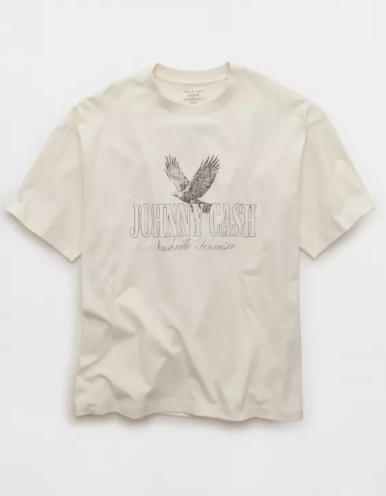 AE Boxy Johnny Cash Graphic T-Shirt - Image 3