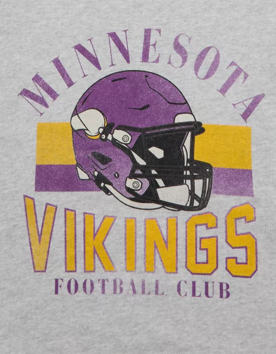 NFL Minnesota Vikings Graphic Relaxed Fit Sweatshirt - Image 6