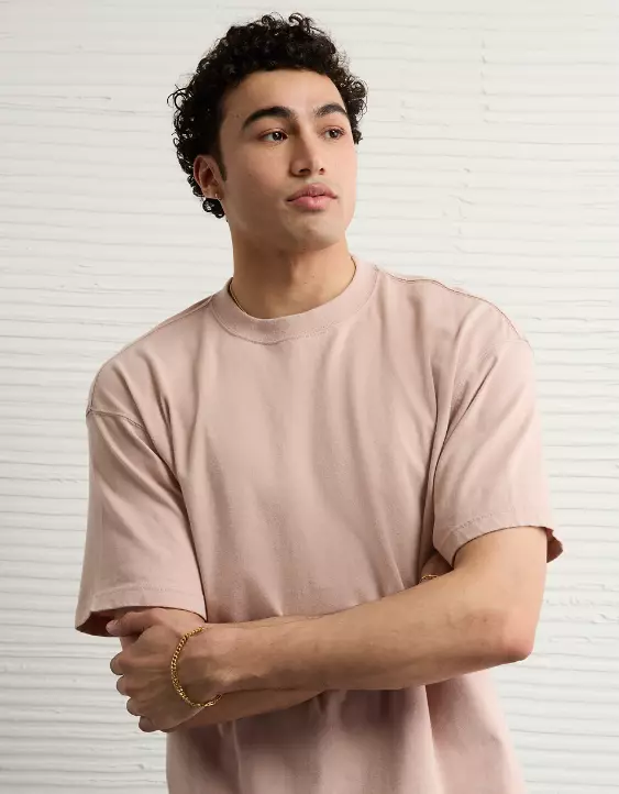 AE Boxy Sueded Jersey T-Shirt - Image 5