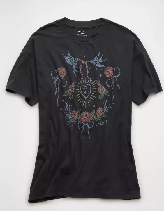 AE Oversized Valentine's Day Graphic T-Shirt - Image 3