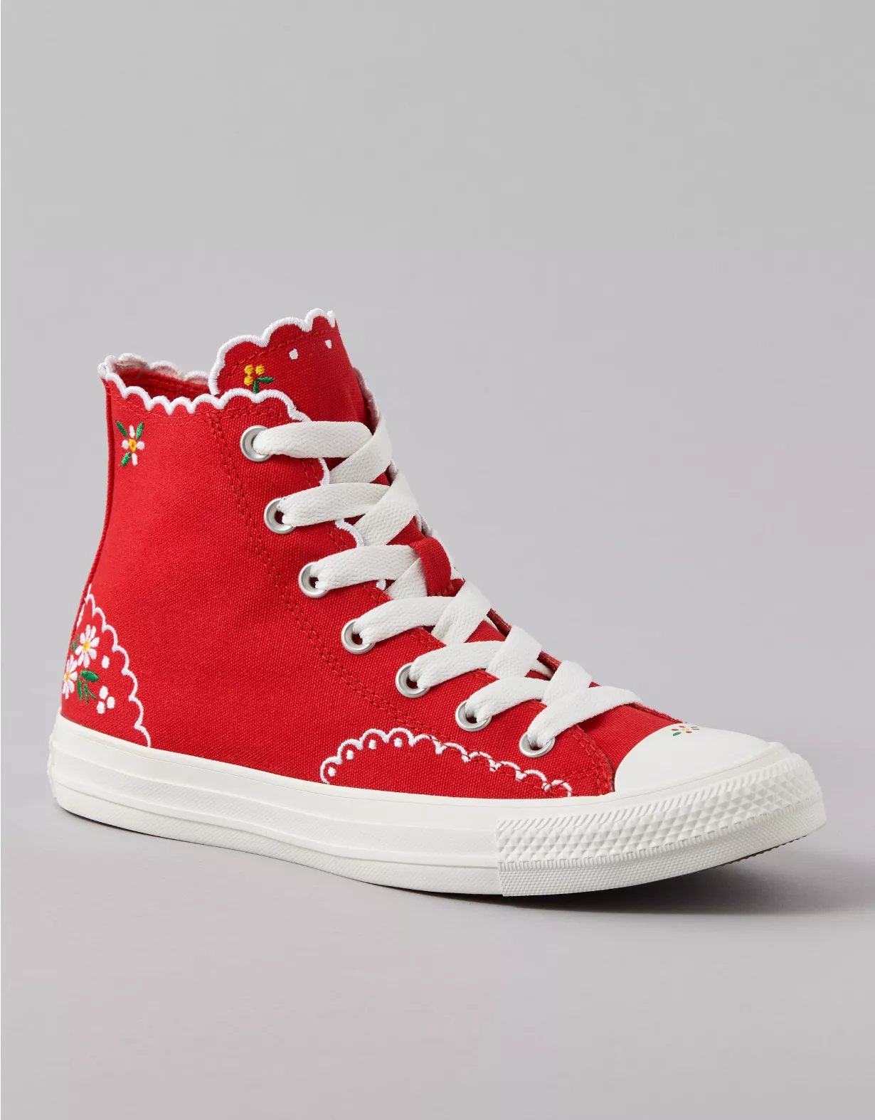 Converse Chuck Taylor All Star Embroidered Flowers High-Top Sneaker