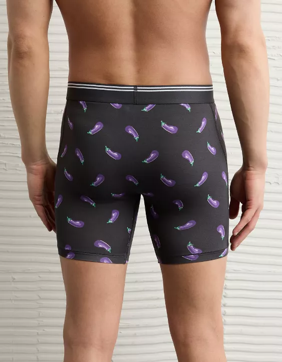 AEO Men's Eggplant 6" Ultra Soft Boxer Brief - Image 2