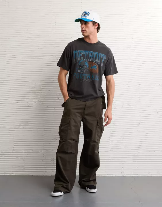 NFL Boxy Detroit Lions Graphic T-Shirt - Image 5