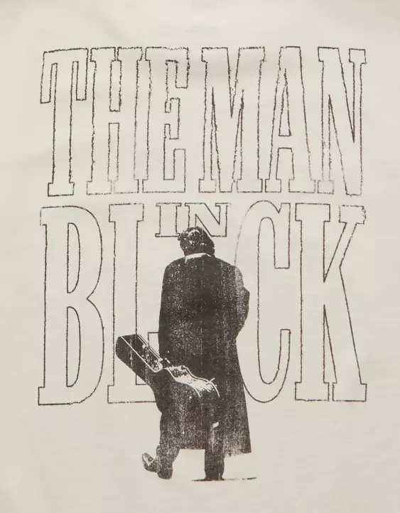AE Boxy Johnny Cash Graphic T-Shirt - Image 6