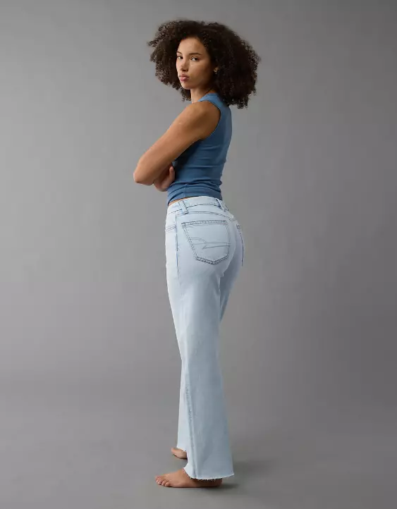 AE Stretch Curvy High-Waisted Stovepipe Jean - Image 2