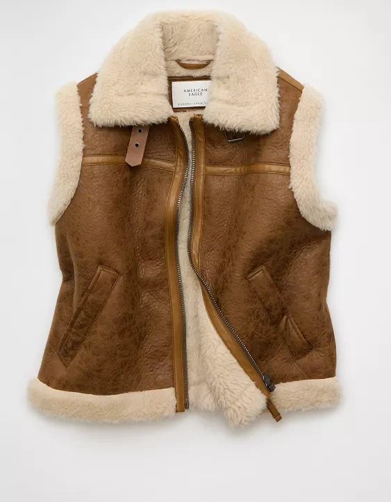 AE Shearling Vest - Image 4