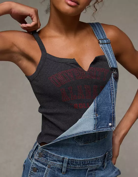 AE Alabama Crimson Tide Graphic Notch Neck Tank Top - Image 7