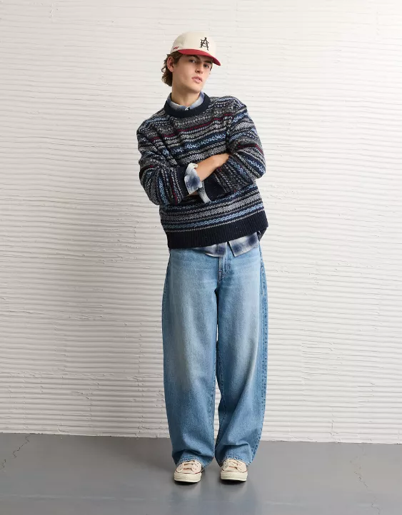 AE Cozy Cabin Fairisle Sweater - Image 5