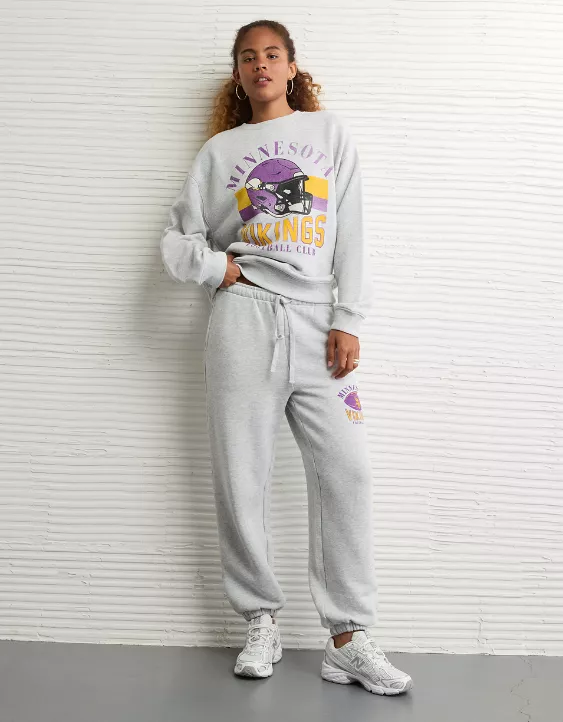 NFL Minnesota Vikings Graphic Relaxed Fit Sweatshirt - Image 5