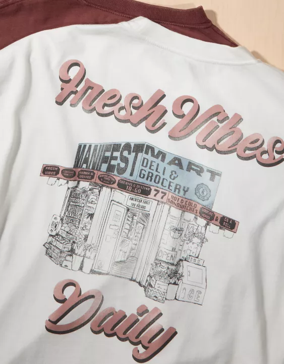 AE x Tru Kolors Fresh Vibes Daily Graphic T-Shirt - Image 6