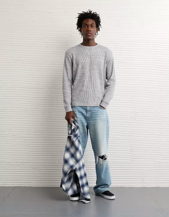 AE Cozy Waffle Thermal T-Shirt - Image 6