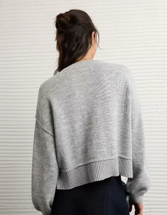 AE Oklahoma Sooners Cropped Sweater - Image 2