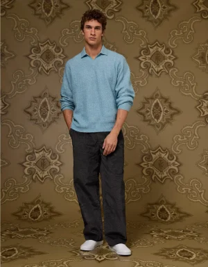 AE x Tru Kolors Long Sleeve Sweater Polo