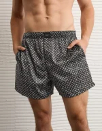 AEO Men's Satin Pocket Boxer Short