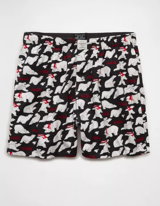 AEO Coca-Cola Flannel Pocket Boxer Short - Image 3