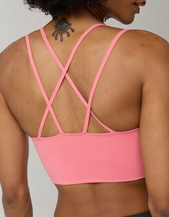 OFFLINE By Aerie Real Me Hold Up! Strappy Sports Bra - Image 3