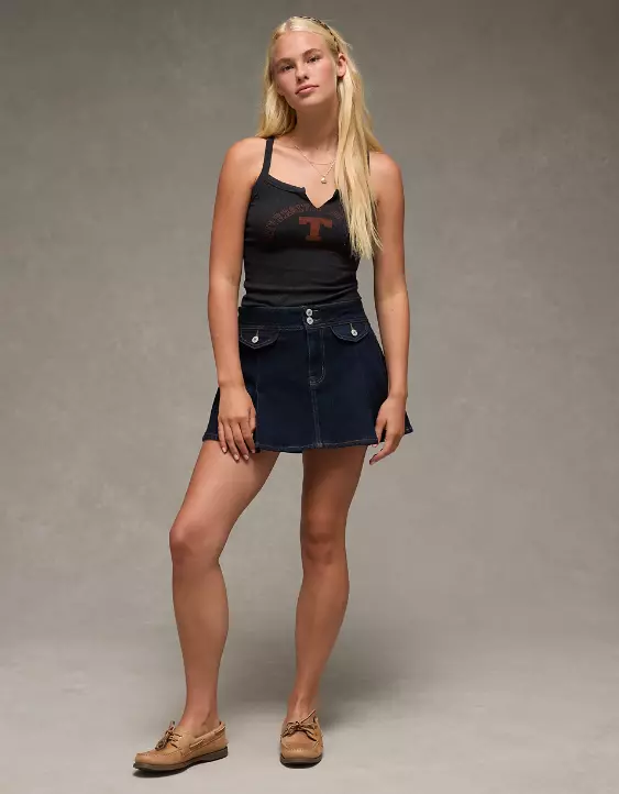 AE Texas Longhorns Graphic Notch Neck Tank Top - Image 5