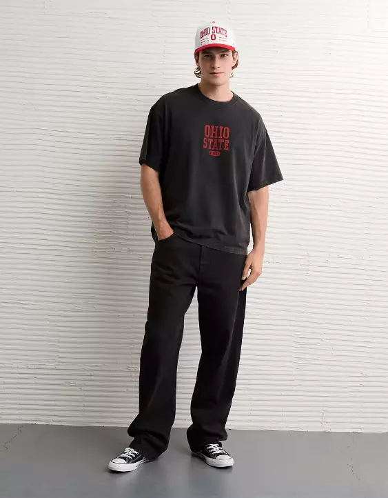 AE Boxy Ohio State Buckeyes Graphic T-Shirt - Image 5