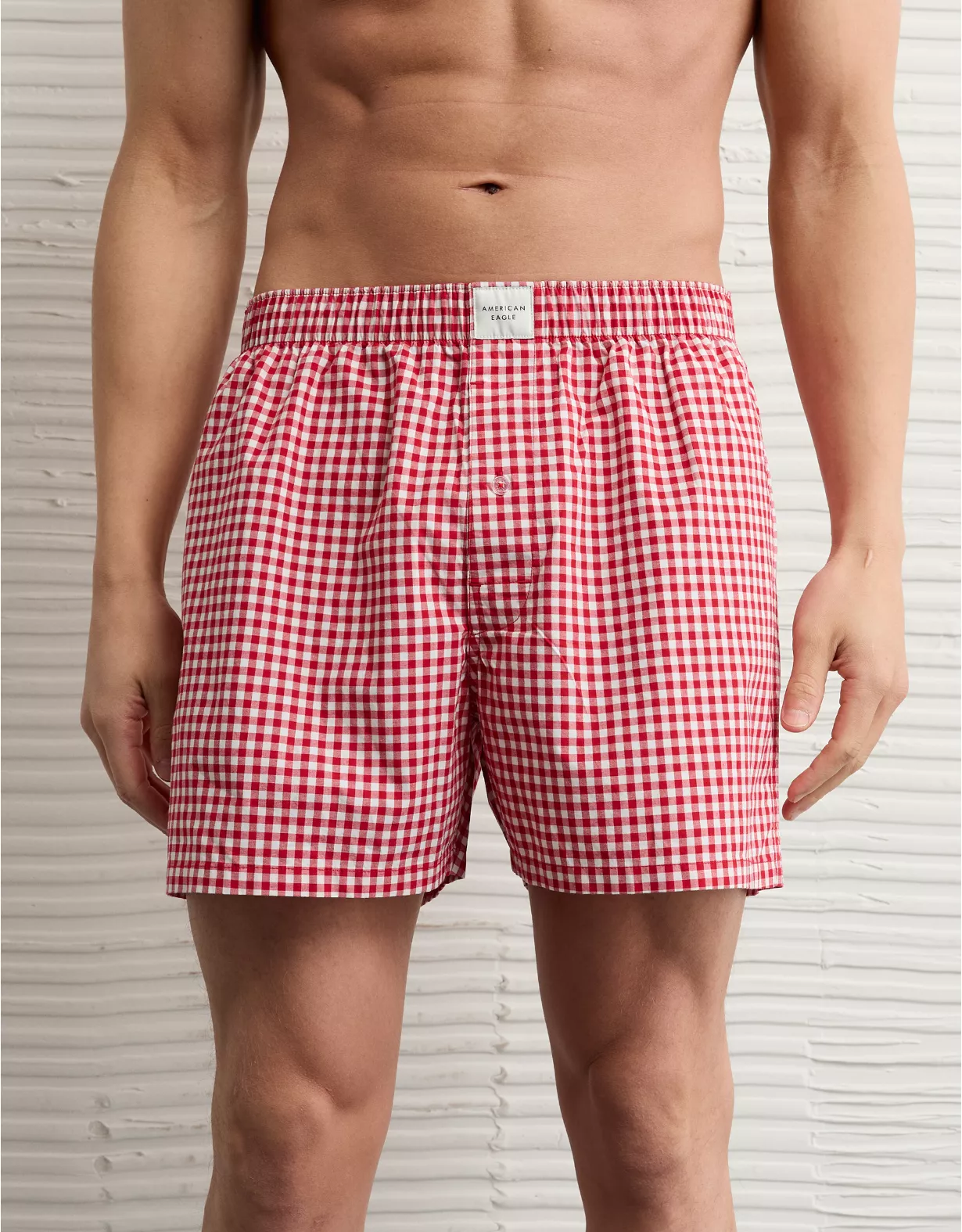 AEO Stretch Plaid Classic Boxer Short