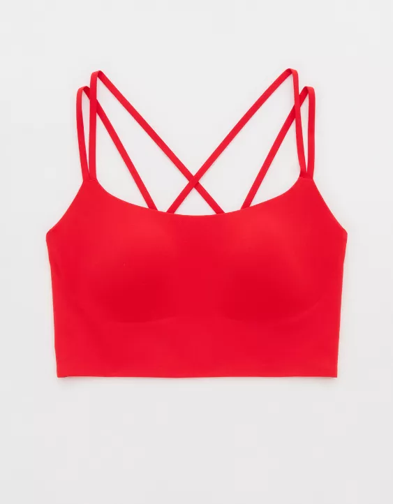 OFFLINE By Aerie Real Me Hold Up! Strappy Sports Bra - Image 3