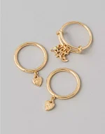 AEO Charm Rings 3-Pack