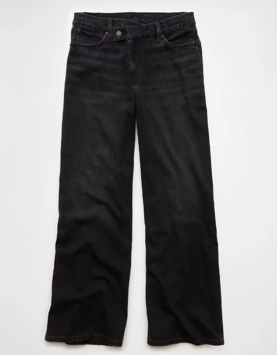AE Dreamy Drape Strigid Low-Rise Ultra Wide-Leg Jean - Image 3
