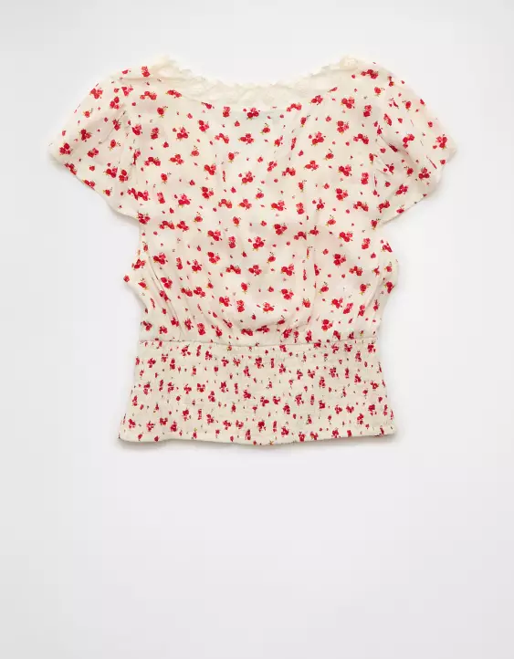 AE Lace Trim Blouse - Image 4