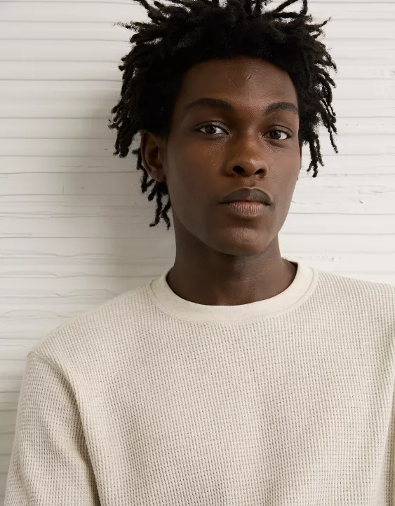 AE Cozy Waffle Thermal T-Shirt - Image 5