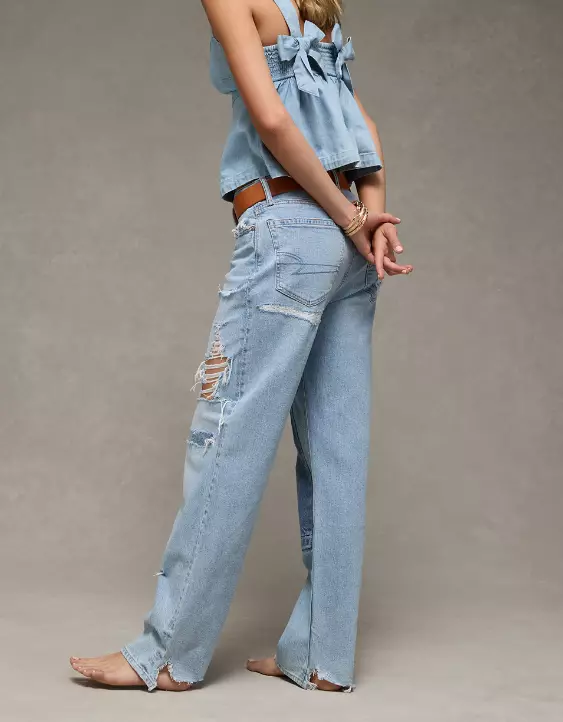 AE Strigid Low-Rise Baggy Straight Jean - Image 6