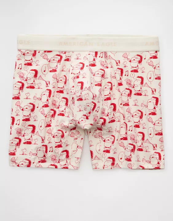 AEO Men's Snoopy Santa 6" Classic Boxer Brief - Image 3