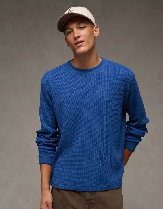 AE Cozy Waffle Thermal T-Shirt - Image 6