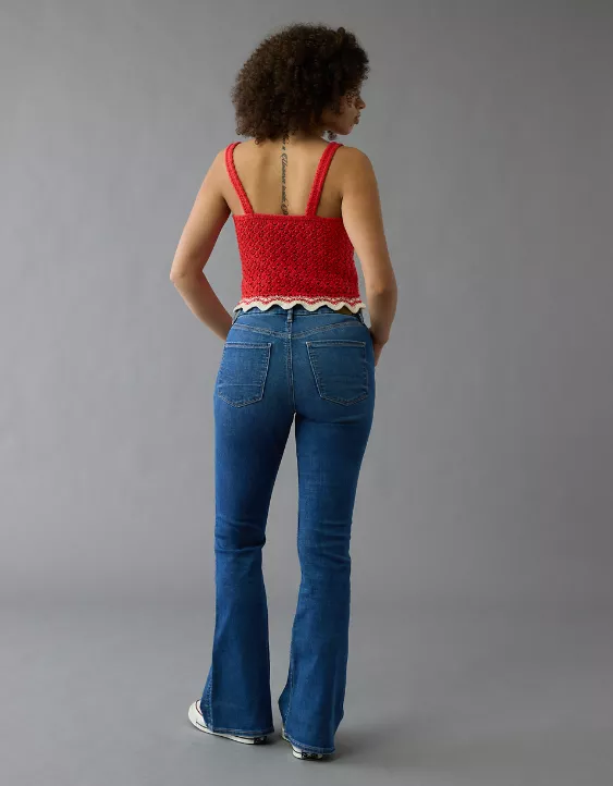 AE Next Level Curvy Super High-Waisted Flare Jean - Image 2