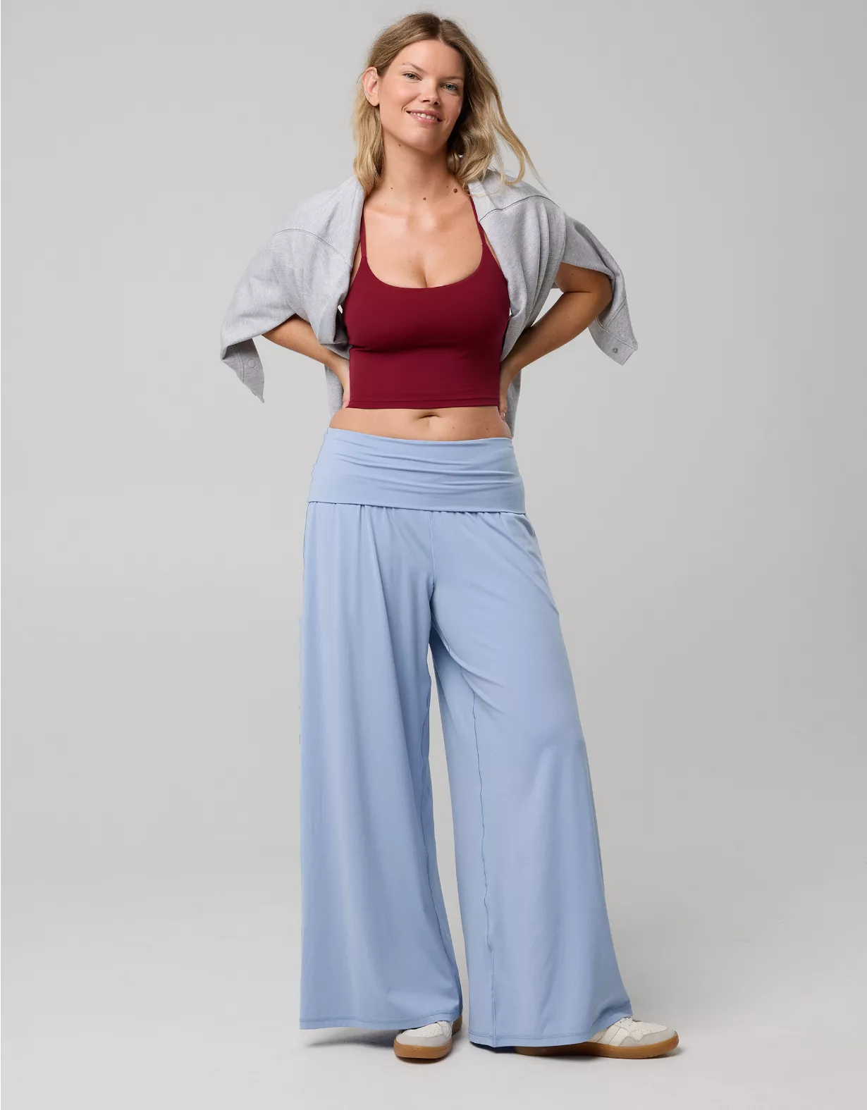 OFFLINE By Aerie Real Me Foldover Super Wide Leg Pant
