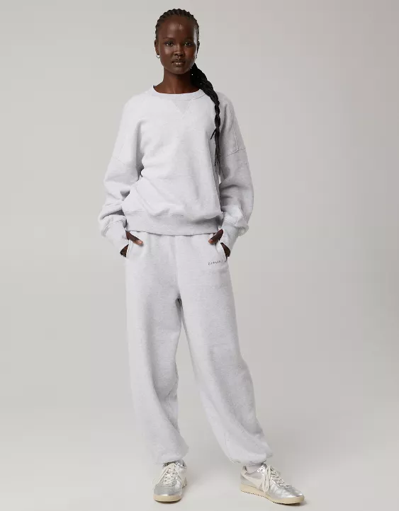 OFFLINE By Aerie Cloud Fleece Classic Crewneck Sweatshirt - Image 5