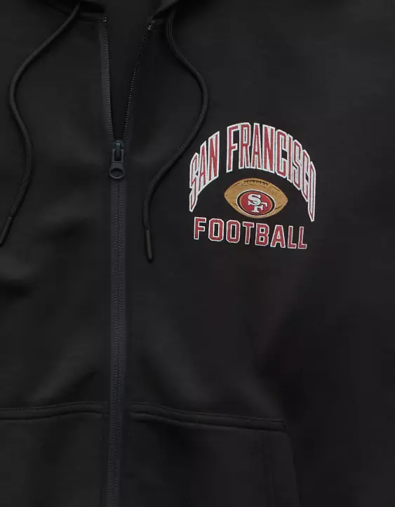NFL San Francisco 49ers Graphic Zip-Up Hoodie - Image 6