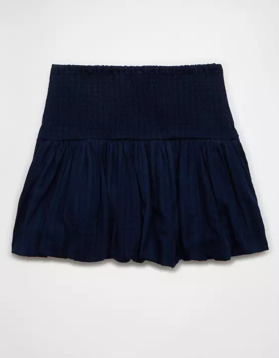 AE High-Waisted Smocked Bubble Skirt - Image 4