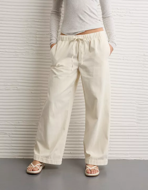 AE Cozy Dreamy Drape Low-Rise Ultra Wide-Leg Jean - Image 2