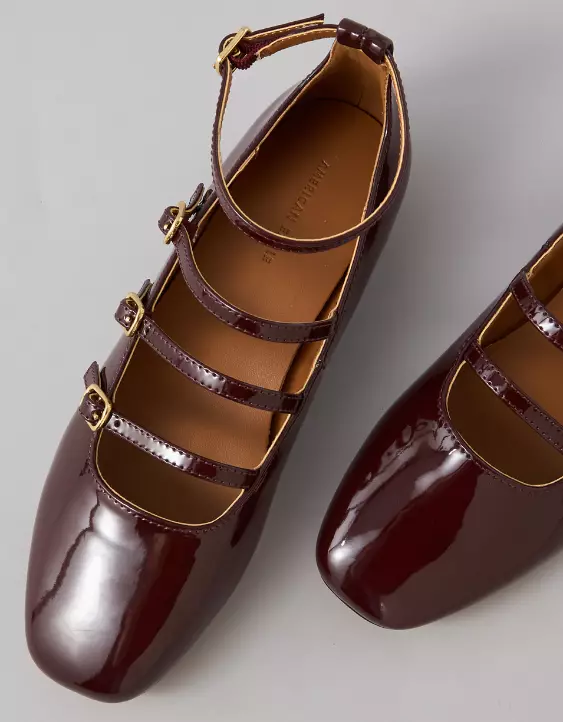 AE Multi-Strap Mary Jane Flat - Image 2