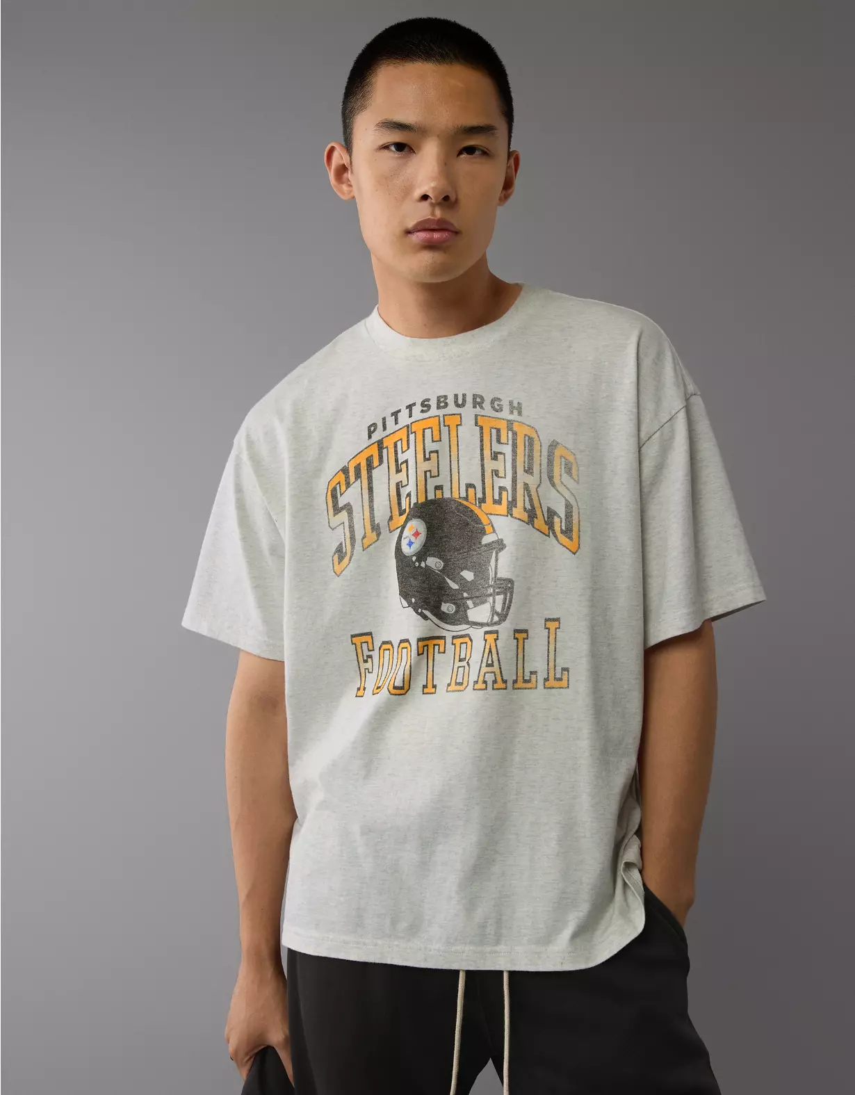 NFL Boxy Pittsburgh Steelers Graphic T-Shirt