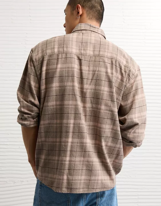AE Relaxed Everyday Flannel Shirt - Image 2