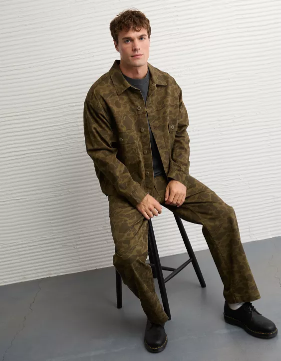 AE Camo Denim Trucker Jacket - Image 2