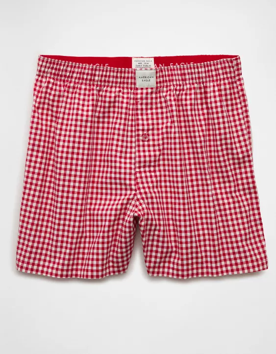 AEO Stretch Plaid Classic Boxer Short - Image 3