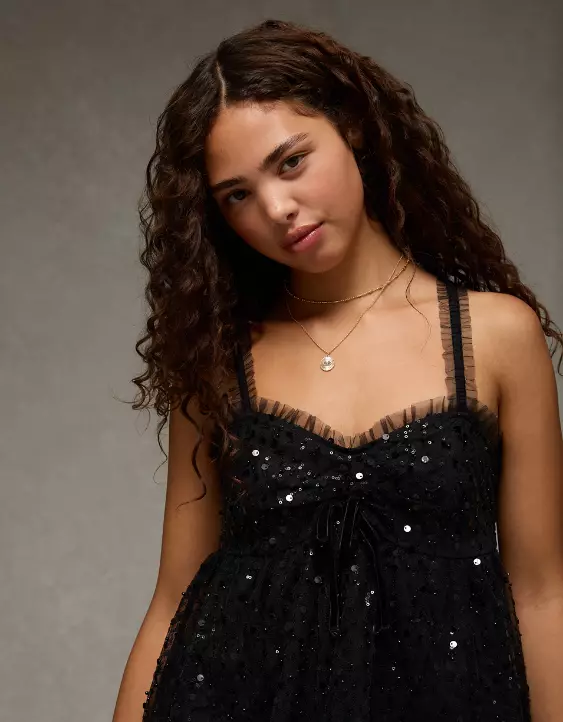 AE Ruched Bust Mini Dress - Image 5