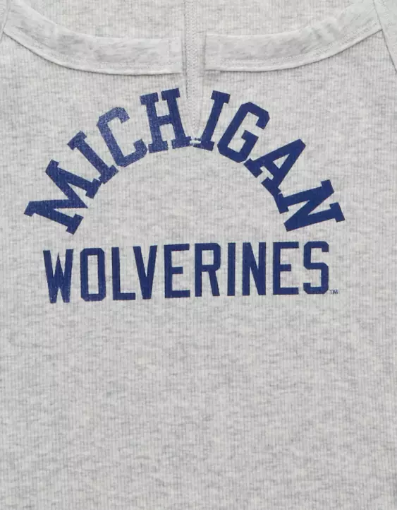 AE Michigan Wolverines Graphic Notch Neck Tank Top - Image 6