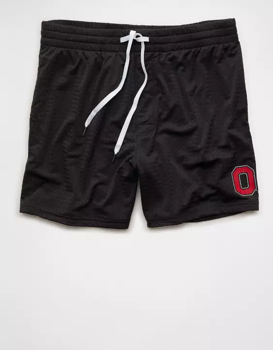AE Ohio State Buckeyes 6" Mesh Lounge Short - Image 3