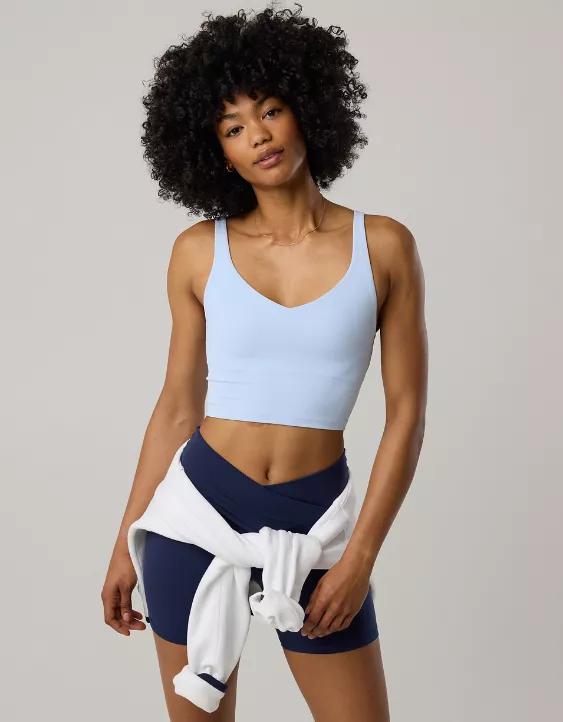 OFFLINE By Aerie Real Me Low Key Longline Sports Bra - Image 2