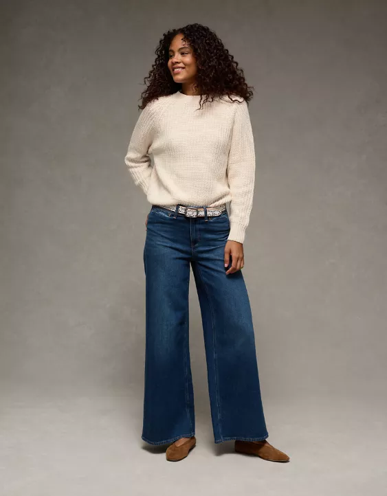 AE Crew Neck Raglan Sweater - Image 5