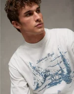 AE Boxy Long Sleeve Graphic T-Shirt