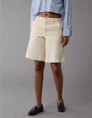 AE 11" Stretch High-Waisted Trouser Short